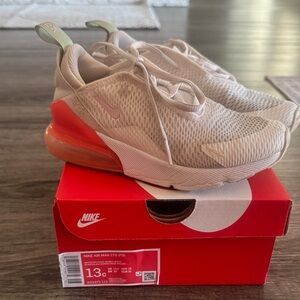 Nike Kids' Air Max 270 Pink/Beige Casual Sneakers
